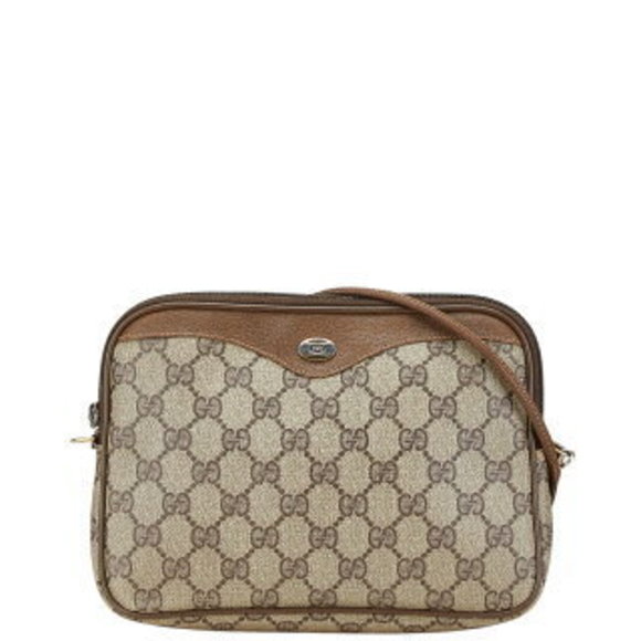 Gucci GG Supreme Shoulder Bag Brown - Picture 2 of 9